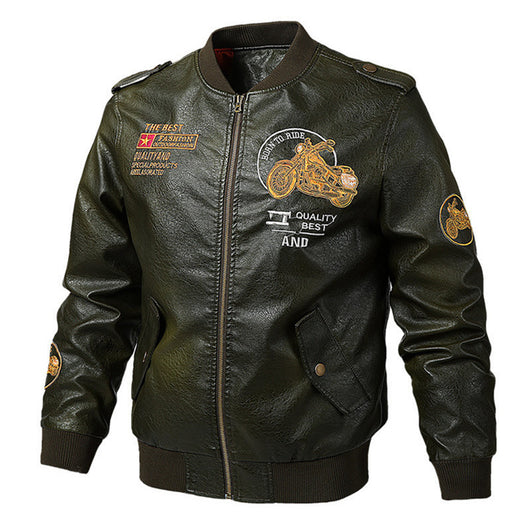 Chaqueta de Cuero Grueso Premium para Hombre - Image 4