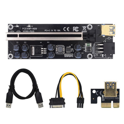 Adaptador Riser PCI-E 009s Plus con Cable USB 3.0 - Extensor GPU x16 - Image 9