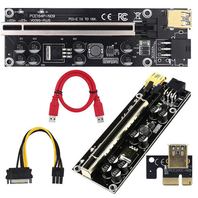 Adaptador Riser PCI-E 009s Plus con Cable USB 3.0 - Extensor GPU x16 - Image 3