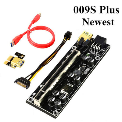 Adaptador Riser PCI-E 009s Plus con Cable USB 3.0 - Extensor GPU x16 - Image 4