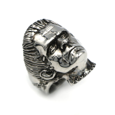 Anillo Calavera Gótico Victor Frankenstein Acero Inoxidable Punk Motero - Image 10