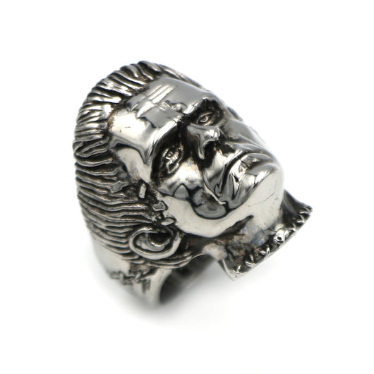 Anillo Calavera Gótico Victor Frankenstein Acero Inoxidable Punk Motero - Image 10