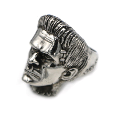 Anillo Calavera Gótico Victor Frankenstein Acero Inoxidable Punk Motero - Image 7