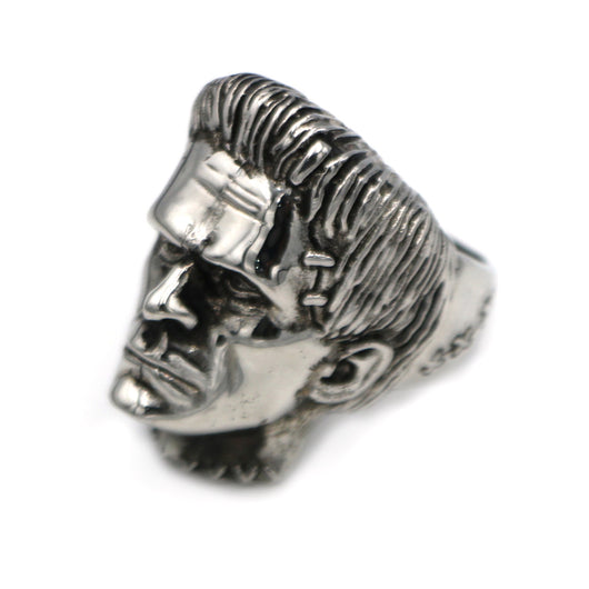 Anillo Calavera Gótico Victor Frankenstein Acero Inoxidable Punk Motero - Image 7