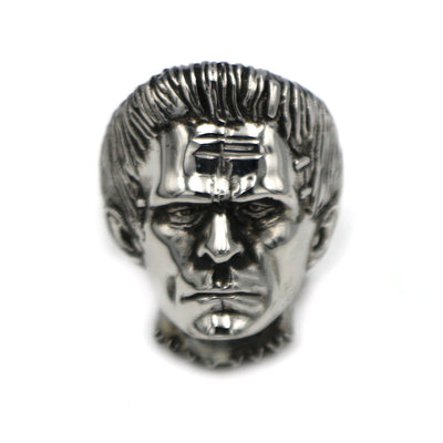 Anillo Calavera Gótico Victor Frankenstein Acero Inoxidable Punk Motero - Image 2