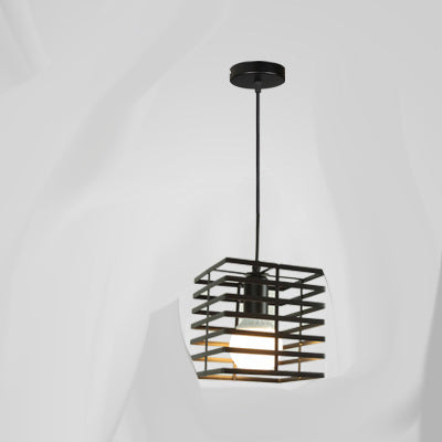 Lámpara Colgante Industrial Vintage - Jaula de Hierro Forjado - Image 20