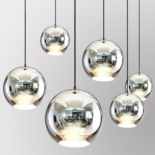 Lámpara Colgante de Cristal Espejo Efecto Espacio con Electrochapado - Image 5