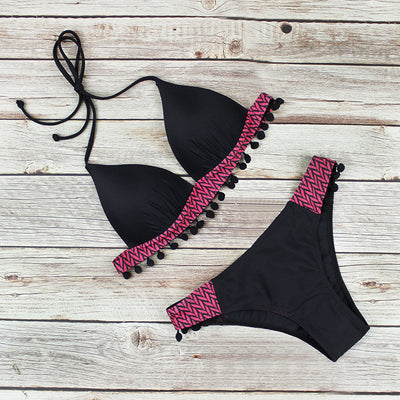 Bikini Estilo Europeo y Americano con Estampado de Leopardo, Tapa Dura, Espalda Descubierta y Abertura Sexy - Image 10