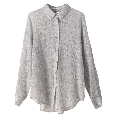 Blusa Jacquard de Chifón Elegante - Image 11