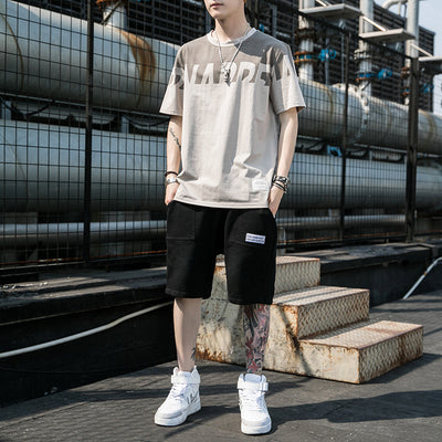 Conjunto de Playera y Pantalones Cortos para Hombre - Moda Casual Verano - Image 10