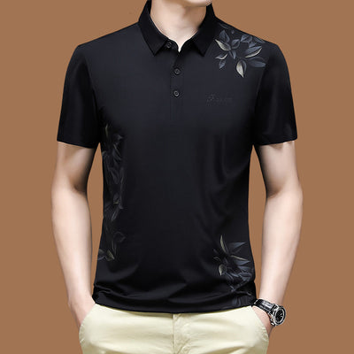 Camiseta de Algodón Mercerizado Premium - Manga Corta Suelta Hombre Verano - Image 12