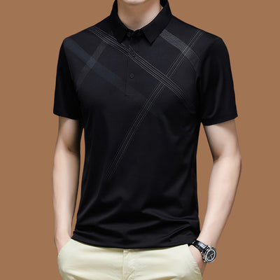 Camiseta de Algodón Mercerizado Premium - Manga Corta Suelta Hombre Verano - Image 5