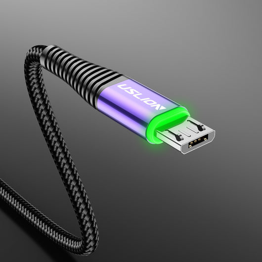 Cable USB Micro Android con Luz LED - Carga Rápida 3A - Image 16
