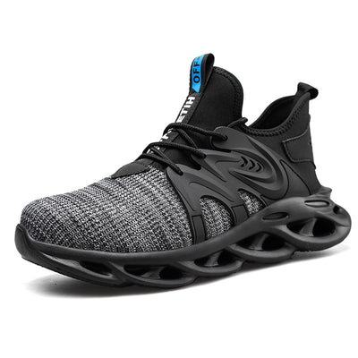 Zapatos de Seguridad Laboral para Hombre - Malla Transpirable Verano, Punta de Acero Antiaplastamiento - Image 2