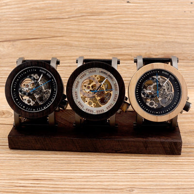Reloj Mecánico de Esfera Grande con Diseño Hueco - Image 10