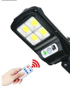 Foco Solar de Jardín Exterior con Sensor de Movimiento - Luz LED Impermeable de Alto Brillo