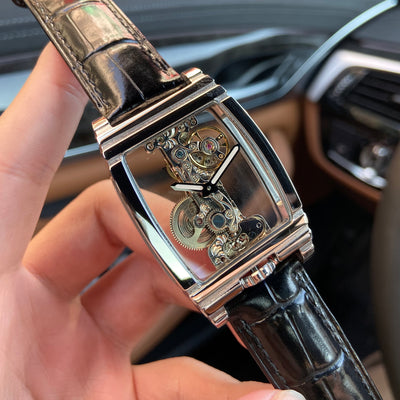 Reloj Mecánico para Hombre con Esfera Transparente y Resistencia al Agua - Image 15