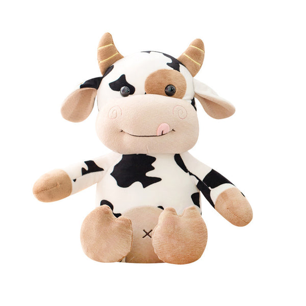 Muñeca Vaca Marrón Año del Buey - Juguete de Grúa - Image 3
