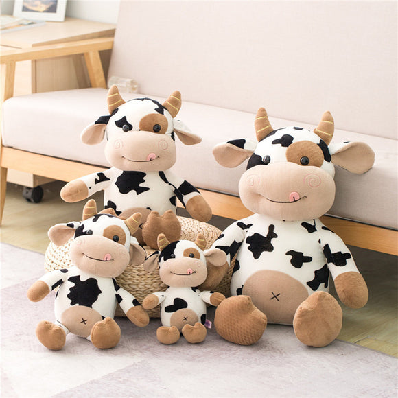 Muñeca Vaca Marrón Año del Buey - Juguete de Grúa
