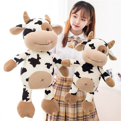 Muñeca Vaca Marrón Año del Buey - Juguete de Grúa