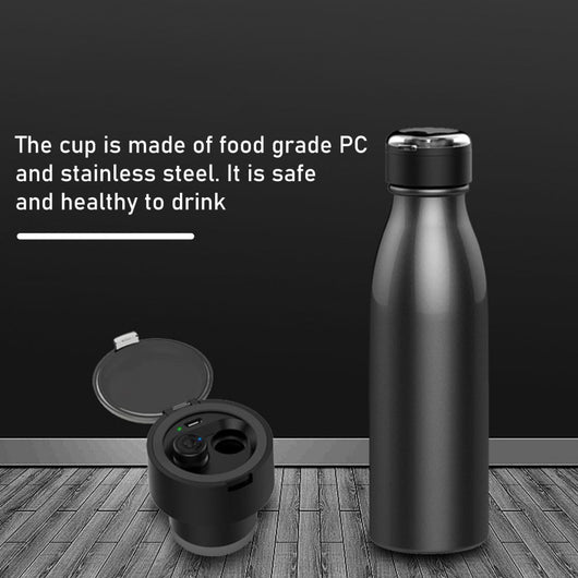 Vaso Térmico Inteligente con Auriculares Bluetooth - Acero Inoxidable 600ml - Image 4