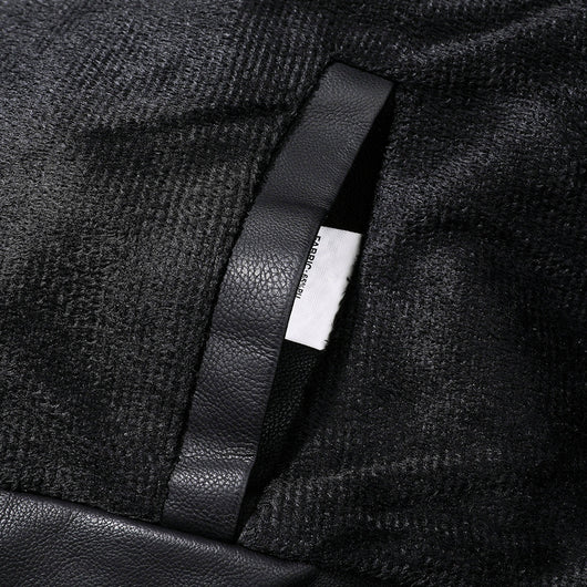 Chaqueta de Cuero Premium con Cuello Alto - Estilo Casual Elegante - Image 10