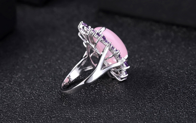 Anillo de Diseñador con Gemas Naturales Incrustadas - Joya Artesanal Europea Exclusiva - Image 8