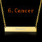 Engraved Constellation Necklace Photo Color Cancer
