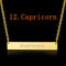 Engraved Constellation Necklace Photo Color Capricorn