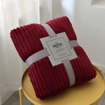 Manta de Yoga Fleece Coral Color Puro - Image 14
