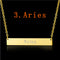 Engraved Constellation Necklace Photo Color Aries