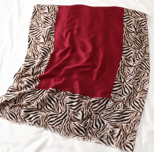 Bufanda de Algodón Estampado Leopardo para Hombre y Mujer - Image 12