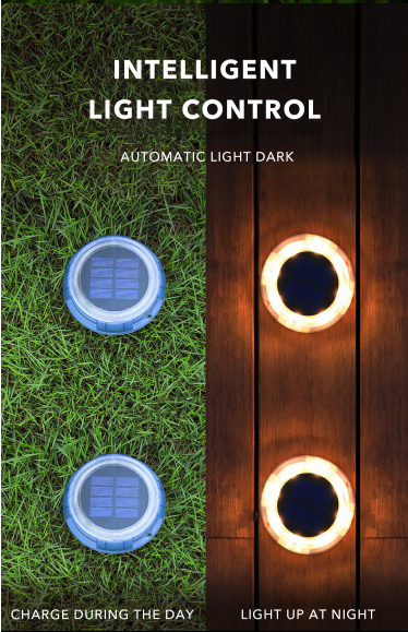Lámpara Solar LED 8 Luces para Jardín con Sensor de Movimiento - Image 7