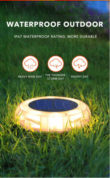 Lámpara Solar LED 8 Luces para Jardín con Sensor de Movimiento - Image 6
