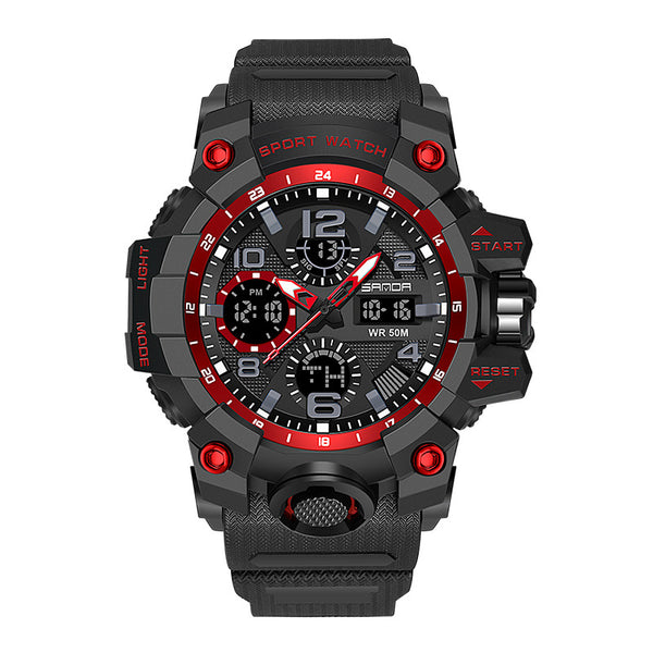 Reloj Deportivo Electrónico Cuarzo para Hombre