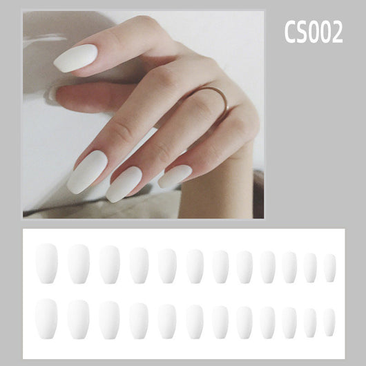 Uñas Postizas Ballet Efecto Esmerilado - Diseño Otoño Invierno Impermeable - Image 12