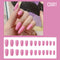 Uñas Postizas Ballet Efecto Esmerilado - Diseño Otoño Invierno Impermeable