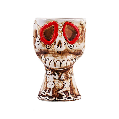 Taza Calavera Pirata Cerámica Estilo Tiki Hawaii para Cócteles - Image 6