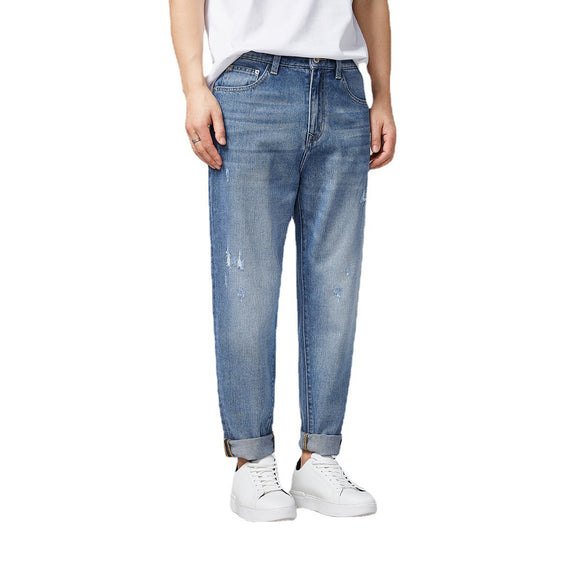 Pantalones Vaqueros Rectos Hombre Cintura Media - Colección Primavera Verano