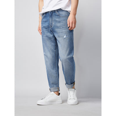 Pantalones Vaqueros Rectos Hombre Cintura Media - Colección Primavera Verano - Image 4