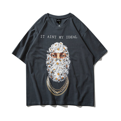 Camiseta Estampada Manga Corta Unisex Holgada - Image 9