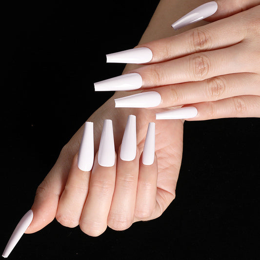 Uñas Postizas Coffin Ballet - Múltiples Colores y Diseños de Nail Art