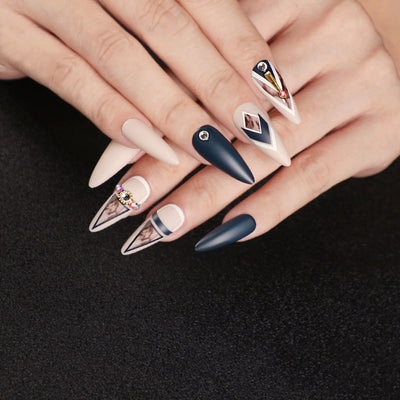Uñas Postizas Mate Khaki con Efecto Degradado - Image 11