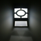Lámpara Solar de Pared con 2 LED - Luz Decorativa para Cercas y Jardines
