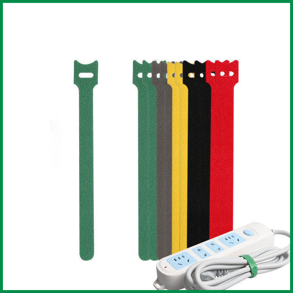 Organizador de Cables con Velcro Adhesivo - Gestor de Datos