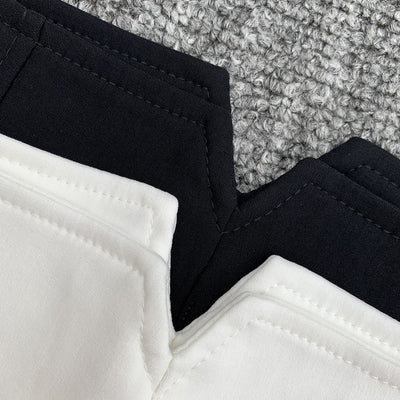 Pantalón Ancho Cintura Alta Negro Estilo Otoño - Corte A-Line Elegante - Image 5