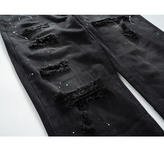 Jeans Slim Fit Rotos Unisex - Diseño Contemporáneo - Image 9