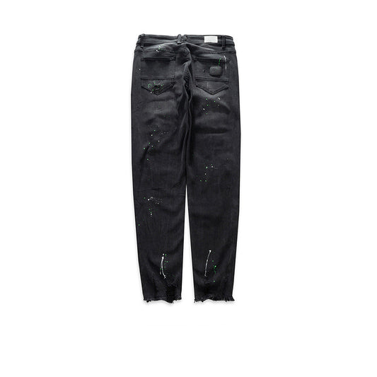 Jeans Slim Fit Rotos Unisex - Diseño Contemporáneo