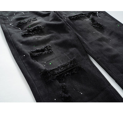 Jeans Slim Fit Rotos Unisex - Diseño Contemporáneo - Image 3