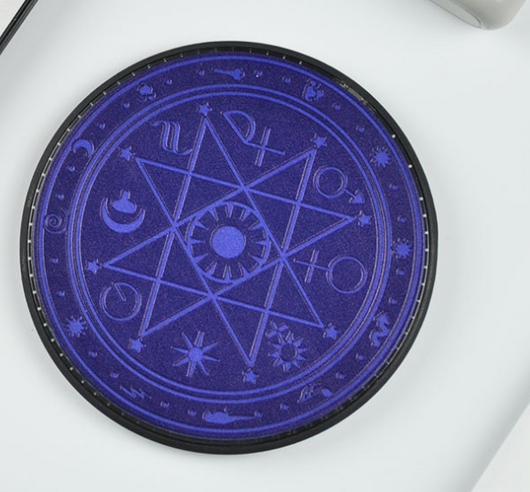 Cargador Inalámbrico Qi 10W con Diseño Circle Magic - Tapete de Carga Rápida - Image 12
